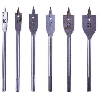 Amtech 6 Piece metric flat wood bit set F1400