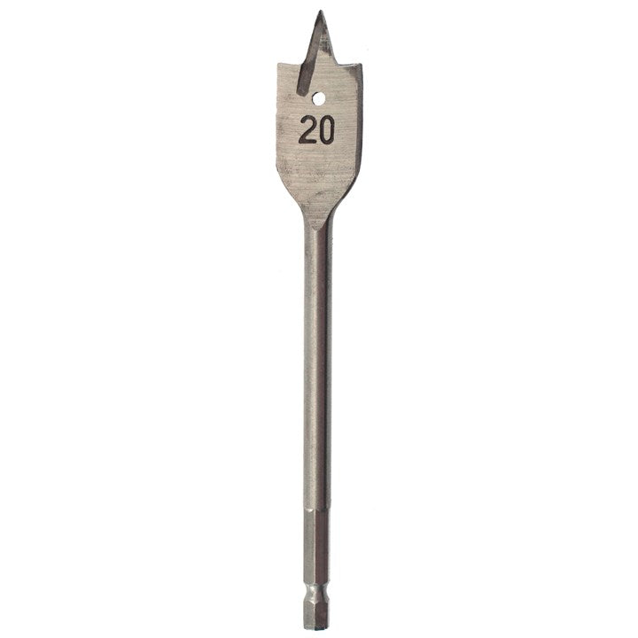 Amtech 20mm x 152mm quick change flat wood bit F1413