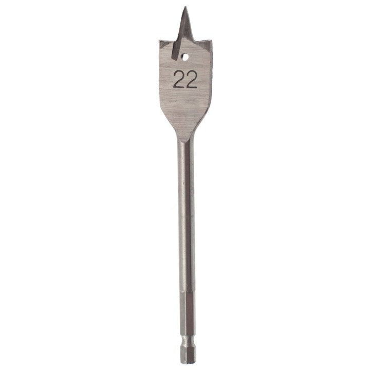 Amtech 22mm x 152mm quick change flat wood bit F1414