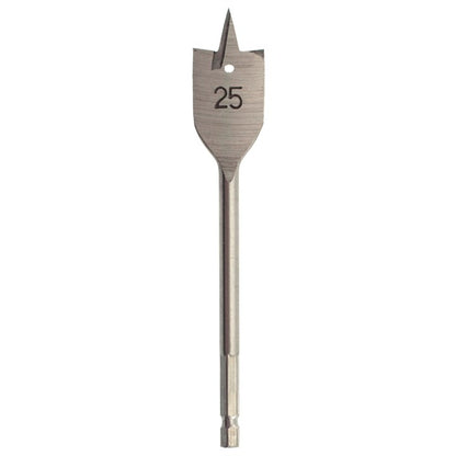 Amtech 25mm x 152mm quick change flat wood bit F1415