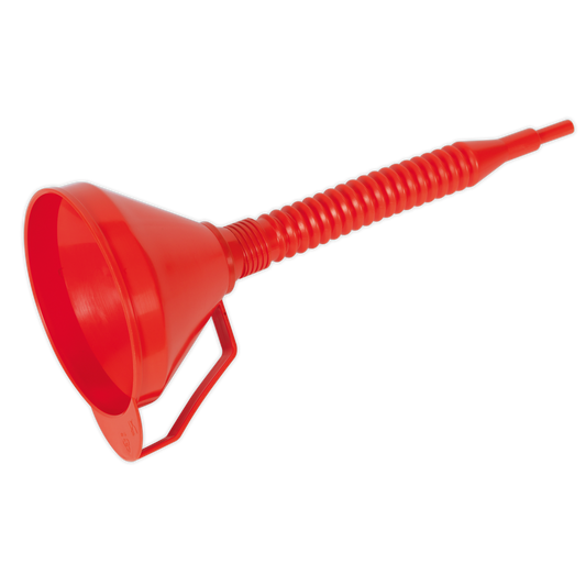 Sealey Ø160mm Funnel with Flexible Spout & Filter F16F