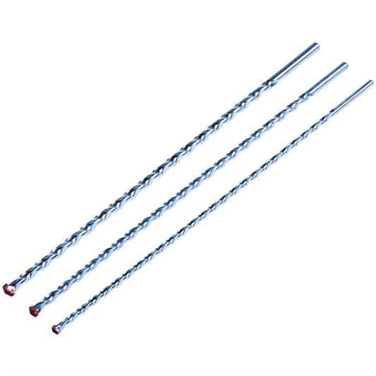 Amtech 3 Piece 400mm masonry drill bit set F2800