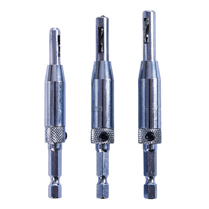 Amtech 3 Piece hinge drill set F2825