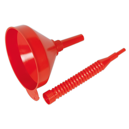 Sealey Ø200mm Funnel with Flexible Spout & Filter F2F