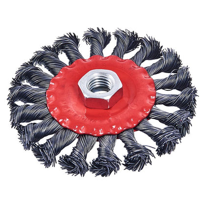 Amtech 100mm (4") Twist knot wire wheel F3365