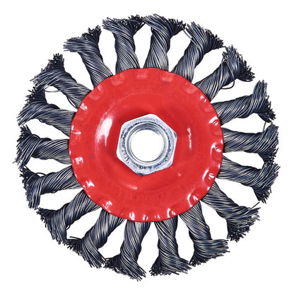 Amtech 100mm (4") Twist knot wire wheel F3365