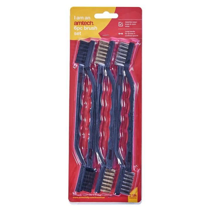 Amtech 6 Piece brush set F3400
