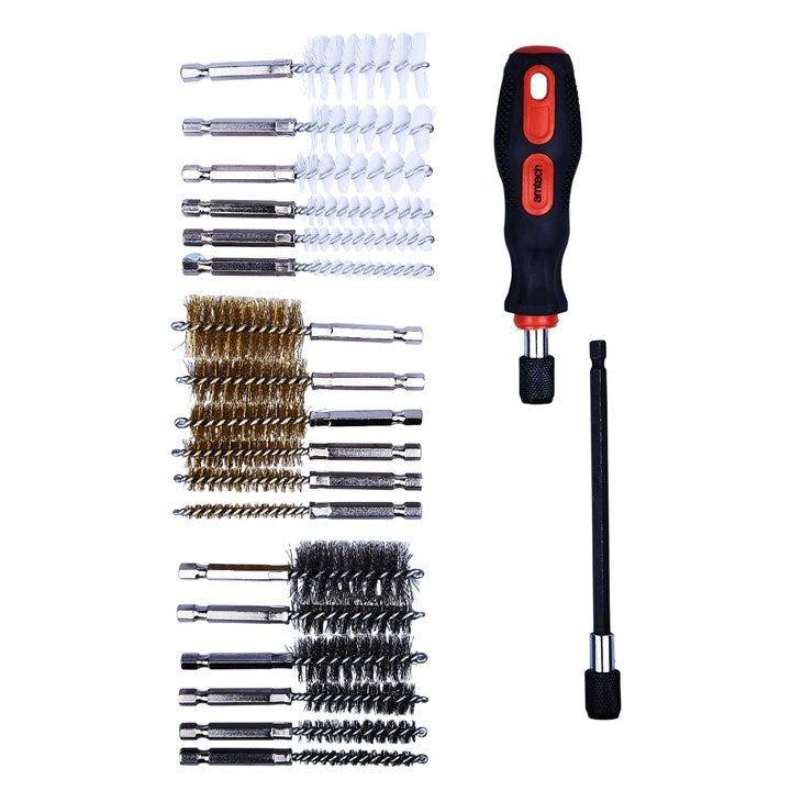 Amtech 20 Piece wire brush cleaning kit F3525