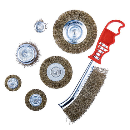 Amtech 7 Piece wire brush set F3610