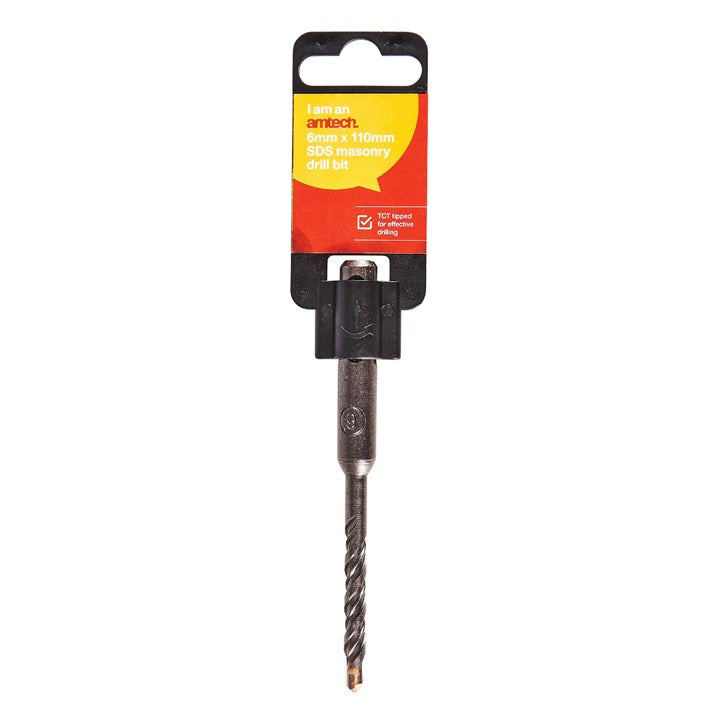Amtech 6mm x 110mm SDS masonry drill bit F4006