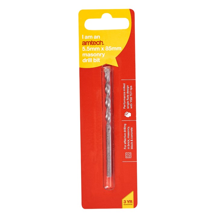 Amtech 5.5mm x 85mm Masonry drill bit F5102