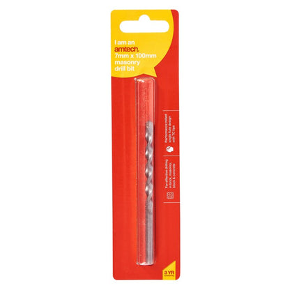 Amtech 7mm x 100mm Masonry drill bit F5104