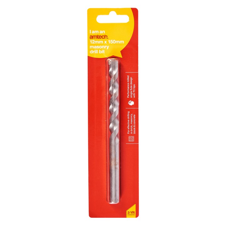 Amtech 12mm x 150mm Masonry drill bit F5107