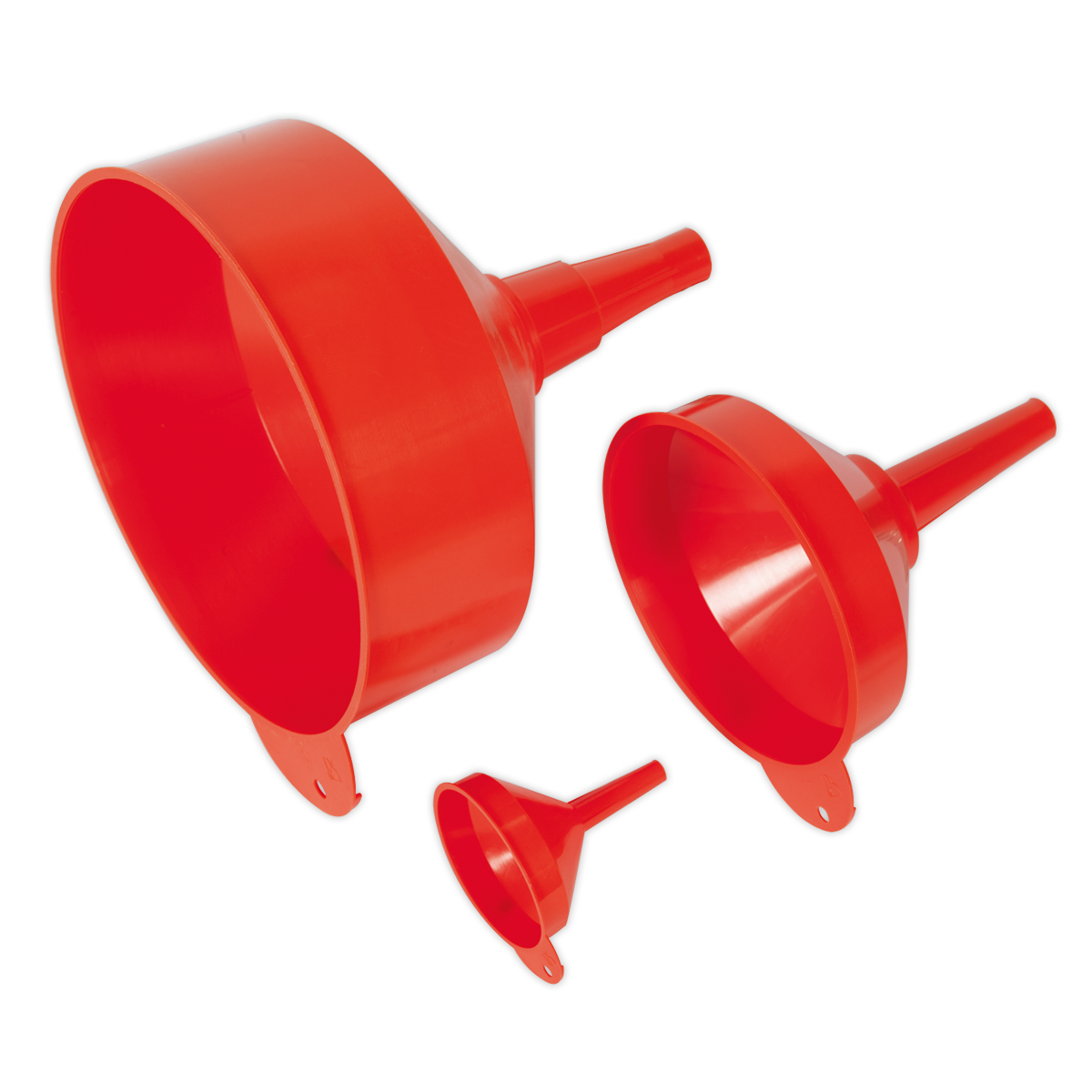 Sealey 3pc Fixed Spout Funnel Set F98