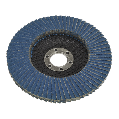 Sealey Ø100mm Zirconium Flap Disc Ø16mm Bore 80Grit FD10080