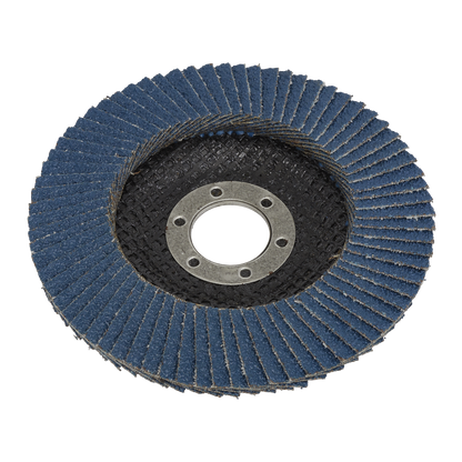 Sealey Ø115mm Zirconium Flap Disc Ø22mm Bore 40Grit FD11540