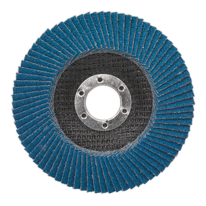 Sealey Ø115mm Zirconium Flap Disc Ø22mm Bore 60Grit FD11560