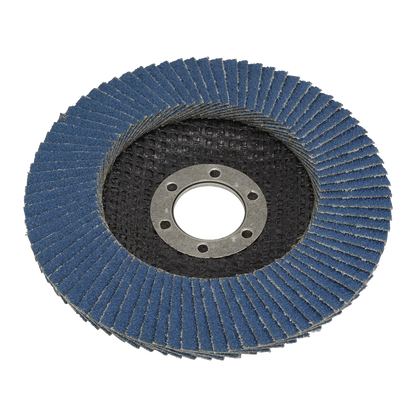 Sealey Ø115mm Zirconium Flap Disc Ø22mm Bore 80Grit FD11580