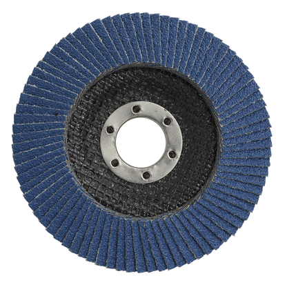 Sealey Ø125mm Zirconium Flap Disc Ø22mm Bore 120Grit FD125120