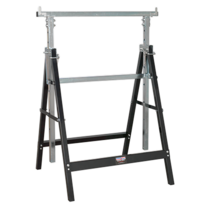 Sealey Fold Down Telescopic Trestle - 200kg Capacity FDT3