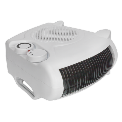 Sealey 2000W Fan Heater - 2 Heat Settings & Thermostat FH2010