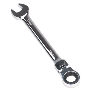 Sealey 19mm Flexi-Head Ratchet Combination Spanner FHRCW19