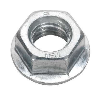 Sealey Zinc Plated Serrated Flange Nut DIN 6923 - M12 - Pack of 50 FN12