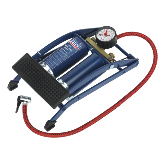 Sealey Twin Barrel Foot Pump FP2
