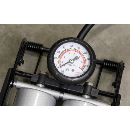 Sealey Twin Barrel Foot Pump FP4