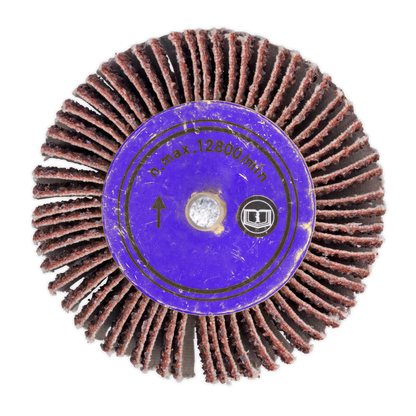 Sealey Ø40 x 20mm Flap Wheel 6mm Shaft 40Grit FW402040