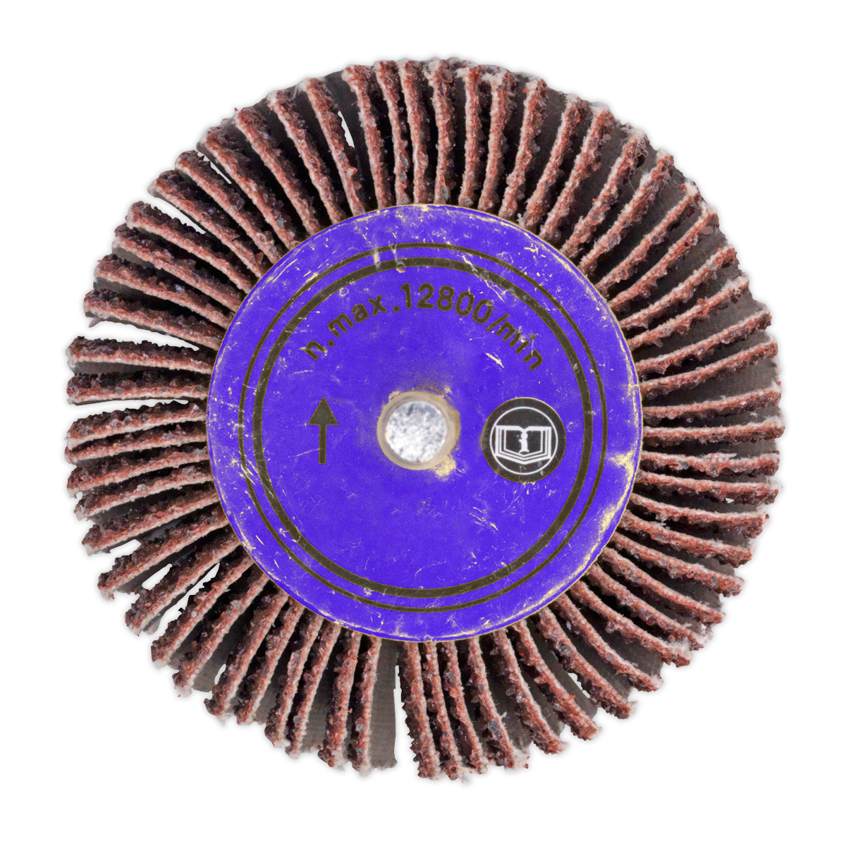 Sealey Ø50 x 25mm Flap Wheel 6mm Shaft 40Grit FW502540