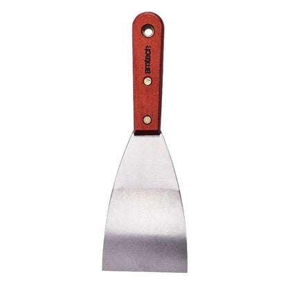 Amtech 75mm (3") Heavy duty scraper with wooden handle G0800