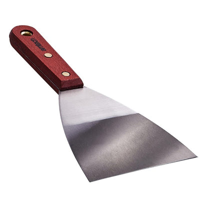 Amtech 100mm (4") Heavy duty scraper with wooden handle G0900