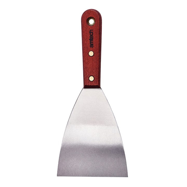 Amtech 100mm (4") Heavy duty scraper with wooden handle G0900
