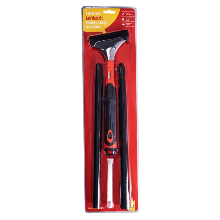 Amtech Heavy duty scraper with extension handle G0954