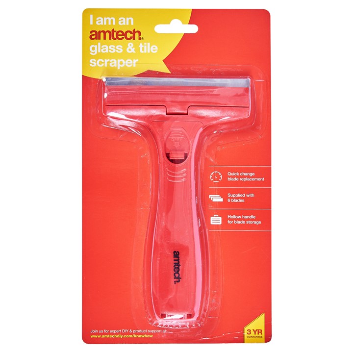 Amtech Glass and tile scraper G0964
