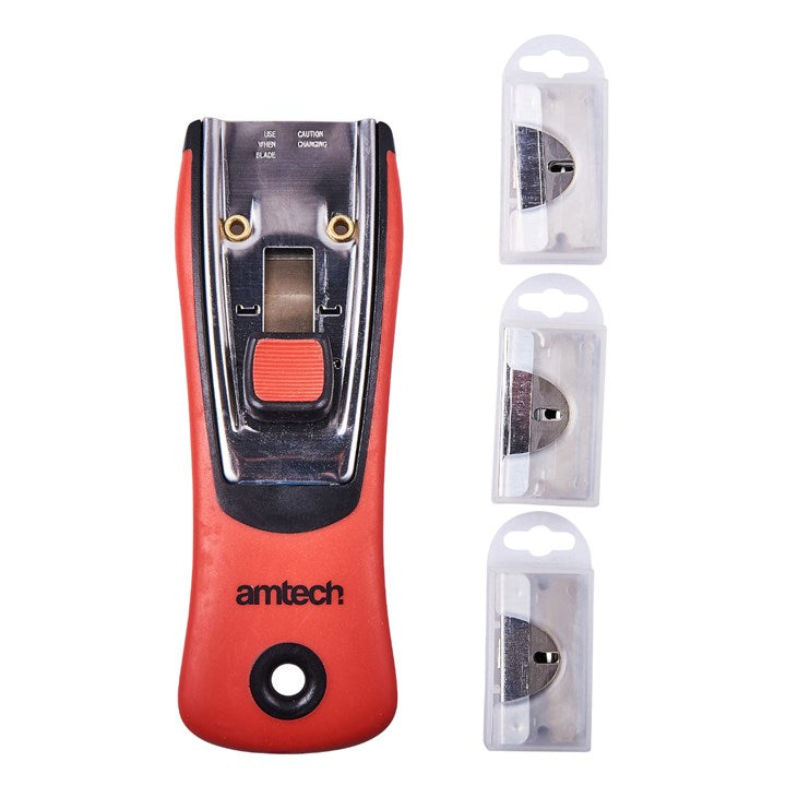 Amtech Heavy duty scraper with blades G0966