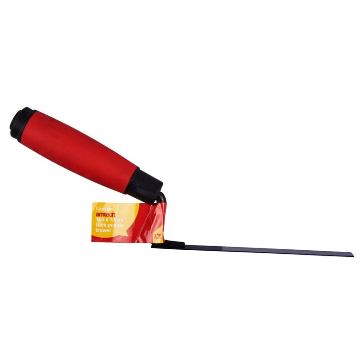 Amtech 160mm (6") x 13mm (0.5") Tuck pointer trowel with soft grip G1615