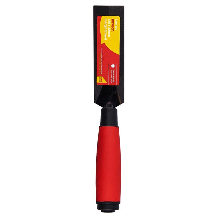 Amtech 125mm (5") x 38mm (1.5") Margin trowel with soft grip G1634