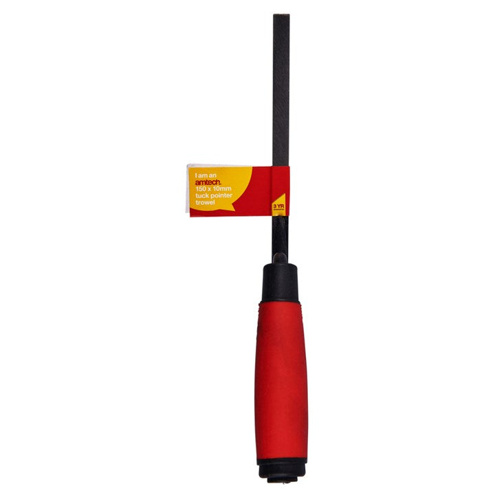 Amtech 150mm (6") x 10mm (0.4") Tuck pointer trowel with soft grip G1635