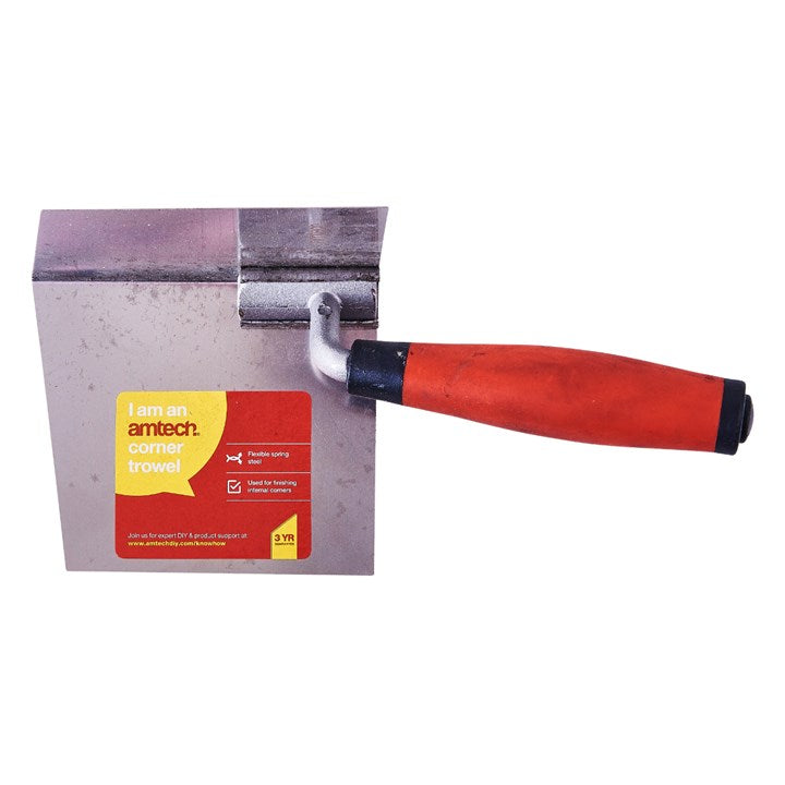 Amtech Corner trowel with soft grip G1665