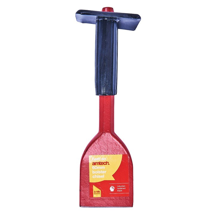 Amtech 60mm (2.25") Bolster chisel with guard G2200