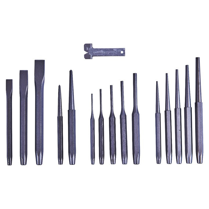 Amtech 16 Piece mechanic's punch and chisel set G4120