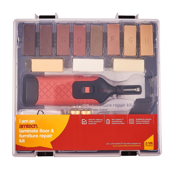 Amtech Laminate floor furniture repair kit G4210
