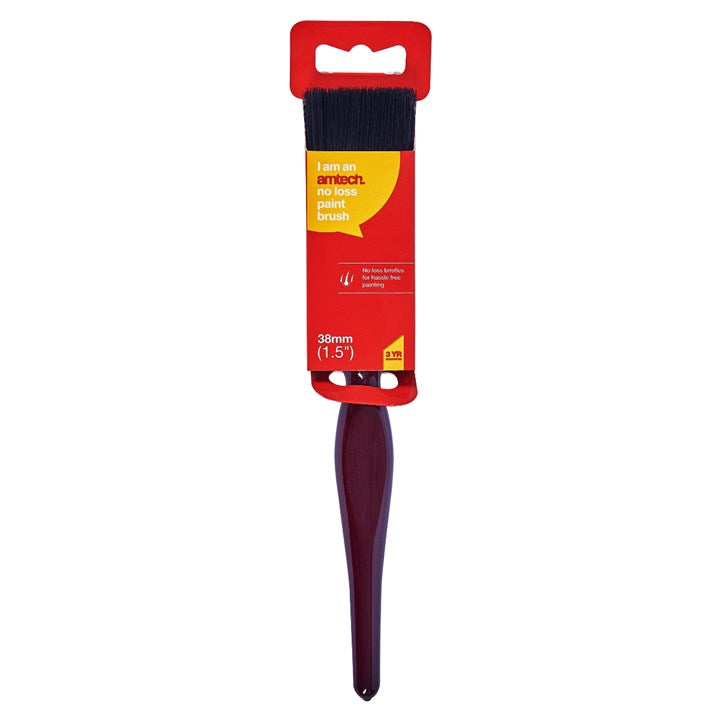 Amtech 38mm (1.5") No bristle loss paint brush G4310