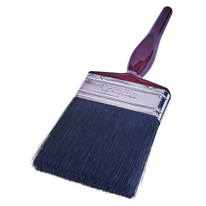 Amtech 100mm (4") No bristle loss paint brush G4330