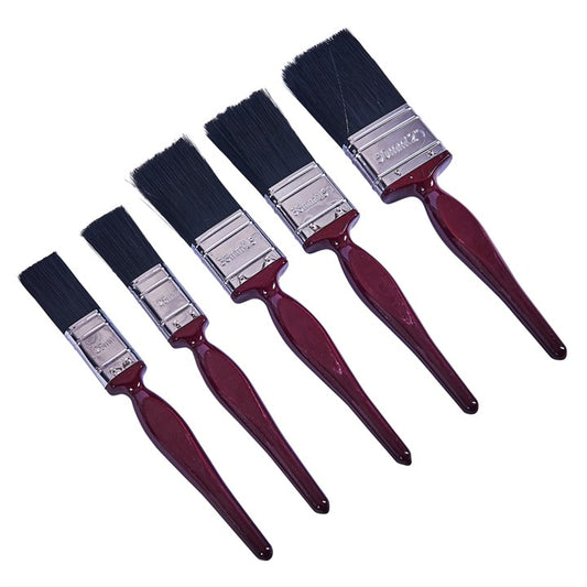 Amtech 5 Piece no bristle loss paint brush set G4340