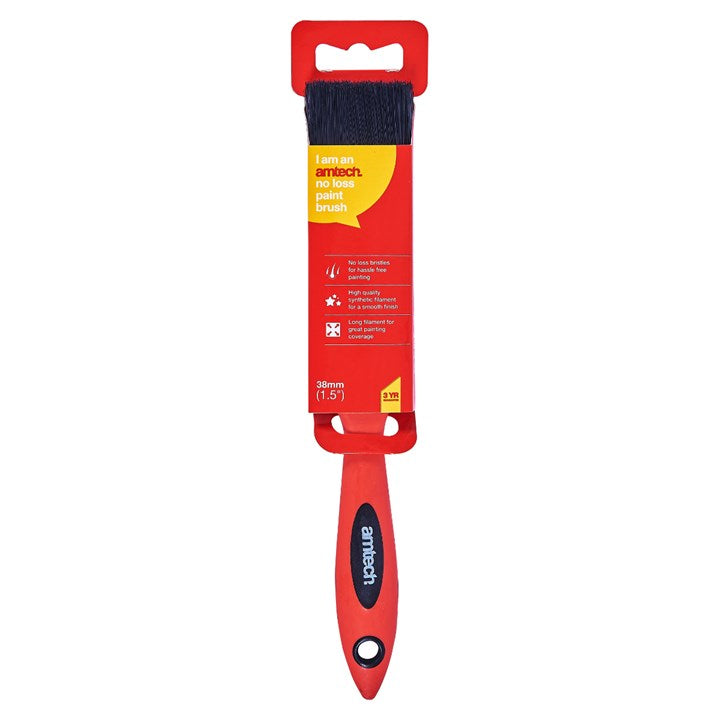 Amtech 38mm (1.5") No bristle loss paint brush G4360