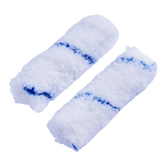 Amtech 2 Piece 100mm (4") medium pile (12mm)roller sleeve - microfibre G4450