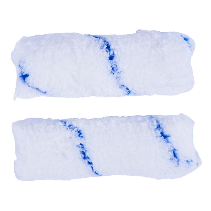 Amtech 2 Piece 100mm (4") medium pile (12mm)roller sleeve - microfibre G4450